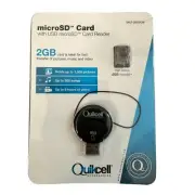 Quikcell MicroSD Card 2GB Card Reader
