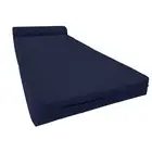 Sleeper Chair Folding Foam Beds, Portable Sofa Bed Sit Sleep 6x32x 70 Navy