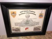 305TH U.S. CAVALRY REGIMENT / COMMEMORATIVE - CERTIFICATE OF COMMENDATION
