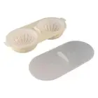 Non-stick Microwave Egg Boiler Plastic Egg Filter Cup Egg Cooker Breakfast