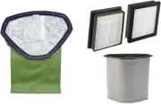 10 PK 6 QT 107314 Triangle Paper Bags + 1 6 QT 834072 Cloth Bag + 2 107315 Hepa