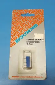 Trimmer Resistors, 3006P-1-104, BP3006P-100K, Bourns, 100K ohm, 0.75W , 3Pcs