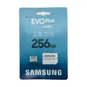 Samsung Micro SD Card 256GB Evo Plus micro SDXC Class 10 Camera Memory 130MB/s