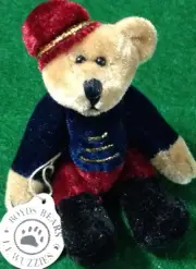 BOYDS BEARS 1999 Timothy F. Wuzzie MINIATURE Posable BELLHOP Bear 595140 Retired