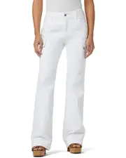 JOE'S Jeans Petite White The Frankie Cargo Bootcut Jean