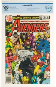 Avengers #181 1979 CBCS NM/MT 9.8 1st Appearance Scott Lang Ant-Man Not CGC