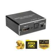HDMI Stereo Audio Extractor Converter 4K*2K HDMI to HDMI+Optical SPDIF 3.5mm NEW