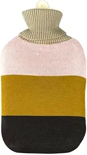 Feelgood Hot Water Bottle w/Cover 2L - Block Stripe Knit