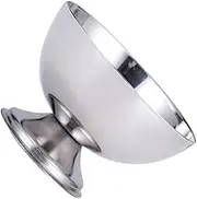 STOBAZA 1pc Stainless Steel Salad Cup Fruit Cup Sundae Bowls Ice Cream Goblet Cup Beverage Cups Mini Trifle Bowl Wasabi Dish Shooter Glasses Candy Cups for Chocolate Yogurt Cup French Tray