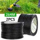1/2PCS Trimmer Line Spiral Twist String 2.7MM x 264M Whipper Snipper Cord AU