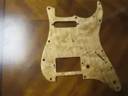 Great solid wood Spalted maple wood finished SH guitar Pickguard