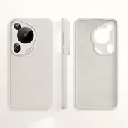 Phone Case Compatible with Huawei Pura 70 Ultra Case,[Full Camera Protection] Silicone Shockproof Protective Full Covered Soft Gel Rubber Case Protective Cover with Anti-Scratch Soft Microfiber Lining