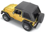 J0058197 Fastback (Slant Back) Top, Full Kit, fits 1997-2006 Jeep TJ Wrangler