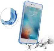 iPhone 7 / 8 4.7" Case Clear Rigid PC Back TPU Bumper - Blue