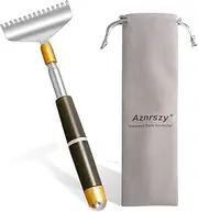 Large Back Scratcher for Women Men Extendable, Extra Wide Claw/Anti-Slip Long Handle/Massage Roller, Portable Metal Head Body Hand Scratcher Massager Tool