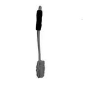 Silicone Bath Brush Cleaning And Massage Double-Sided Long Handle Brush��Grey��
