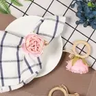 Plastic Flower Napkin Holder Romance Napkin Buckles Dinner Table