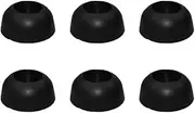 Black Rubber Seals Bull Nose Dome Shaped O Ring for Gas Regulator BBQ Stove 20pc