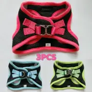 3PCS Set Step-in Air Dog Harness - All Weather Mesh, Reflective, No Pull Harness
