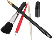 Tofficu 1 Set Scratch Painting Tools Scratch Coloring Book Scratching Tool Scratch Board Scratching Pens Scratchboard Tools Bookmark Scratch Painting Art Tool Scratch Picture Pens Wooden