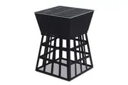 Wallaroo Outdoor Fire Pit for BBQ, Grilling, Cooking, Camping- Portable Brazier with Reversible