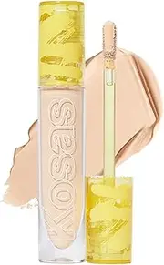 Kosas Revealer Concealer - Medium Coverage Makeup with Hyaluronic Acid, Conceals Dark Circles Under Eyes, Dark Spots and Blemishes + Brightens, Hydrates, Long-Lasting & Vegan,(Tone 03 W)