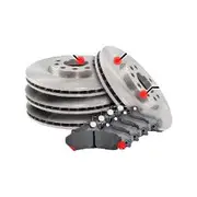 Front + Rear Disc Brake Rotors Pads for Honda Civic City MA8 EK CRX EE EF EG