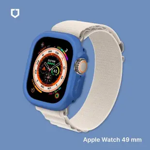 【RHINOSHIELD 犀牛盾】Apple Watch Ultra/Ultra2 49mm CrashGuard NX模組化防摔邊框手錶保護殼