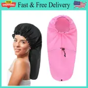 Large Waterproof Shower Caps for Long Hair and Dreadlocks (2 Pack)