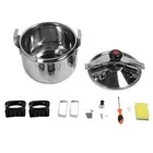 Pressure Canner Even Heating Multipurpose Large Capacity 304 Stainless Steel
