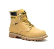 Caterpillar Men's Second Shift Waterproof Soft Toe Work Boots Honey P51085 h
