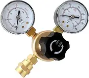 Vaphy Argon CO2 Regulator Gauges Gas Welding Regulators for MIG TIG Welder, 0-4000 PSI, CGA580 Inlet Connection