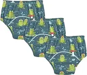 Little Boys Underwear Potty Training Pants Leakproof Traing Underpants Potty Training Underwear Briefs for Toddler Girls 2T Pattern Various Funny Frogs Artist Princess