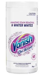 Vanish Napisan OxiAction Fabric Stain Remover Powder Crystal White 2kg