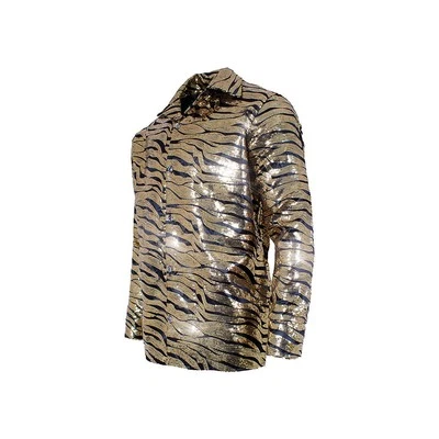 Underwraps Mens Sequin Tiger Shirt UR30303XXL