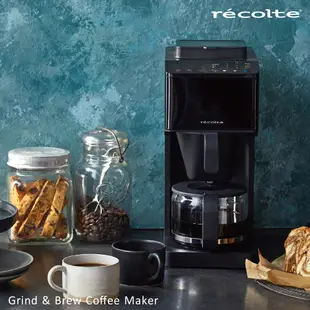 recolte 日本麗克特 Grind & Brew錐形全自動研磨美式咖啡機  RCD-1 台灣公司貨 保固一年