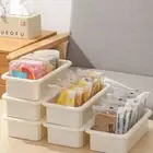 Built-in Storage Box Plastic Cosmetics Storage Box New Partition Storage Box
