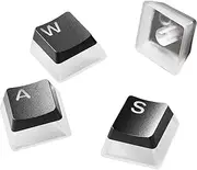 SteelSeries PrismCaps Universal Double Shot PBT Keycaps, Black