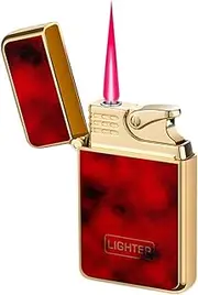 Torch Lighter, Unique Red Lady Torch Windproof Cool Lighter, Metal Refillable Butane Lighter, Outdoor, Indoor, Camping, Candle, Birthday, Gift