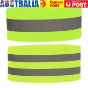 2Pcs Safety Reflector Tape Straps High Visibility Reflective Band for Women Men