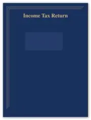 TX2W-B-1 Tax Folder with Window 8 3/4 x 11 3/4" QTY 100