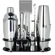 17Pcs Cocktail Shaker Set 750ml, 750/600ml Bartending Kit 25oz, 25/20oz Bar S...