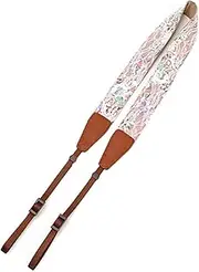 Camera Strap, Universal Denim Lace Flower SLR Digital Camera Strap Micro Single Shoulder Strap for DSLR Camera (Color : Pink, Size : 120x3.9cm) (Color : Pink, Size : 120x3.9cm)