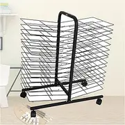 Art Drying Rack,Floor-Standing Classroom Drying Rack,Drawing Paper Drying Rack,Space Saving Suitable for Classrooms Homes and Offices(30th Tiers)