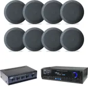 Digital Bluetooth USB Home Receiver,Black 5.25" 150W Speakers & Speaker Selector