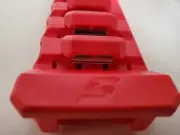 Snap On Tools Magnetic Tool Box 10 wrenches holder red Flexible interlocking NEW