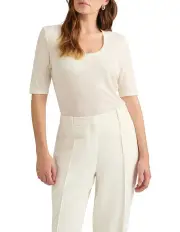 [David Lawrence] Lorelai Babywool Tee in White