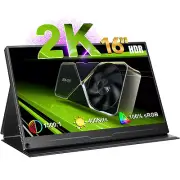 UPERFECT Laptop Screen Extender 16" 2560x1600 Portable Monitor USB C Screen