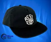 New Reef Hale 1984 Unstructured Black Men's Strapback Hat Cap
