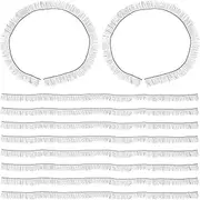 Uonlytech 10pcs Thick Fake Eyelashes for Dolls DIY Doll Eye Accessories Faux Lashes for Doll Making Eyelash Extensions for Crafts